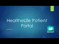 HealtheLife Patient Portal Overview 2020 Mobile View