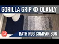 Gorilla Grip vs OLANLY Bath Rug HONEST COMPARISON