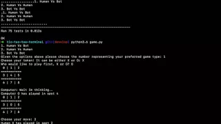 Tic-Tac-Toe Terminal