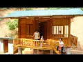 Download Lagu How to mix paint for a 2-storey wooden house simply - Cooking delicious food on the farm-Lý Thị Nhim