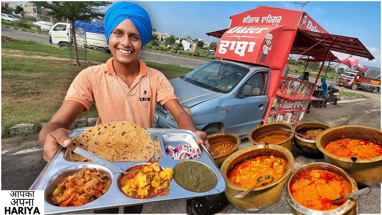 100/- Rs Shudh Desi Indian Street Food   17 Year Old Mr Singh ka Santro Dhaba & Podi Desi Ghee Dosa