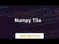 numpy tile