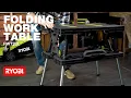 RYOBI Folding Work Table RWT2CL reviewed by Barry Du Bois