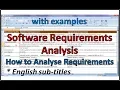 Requirements Analysis In Software Engineering-Requirement Analysis In Software Testing-Requirements