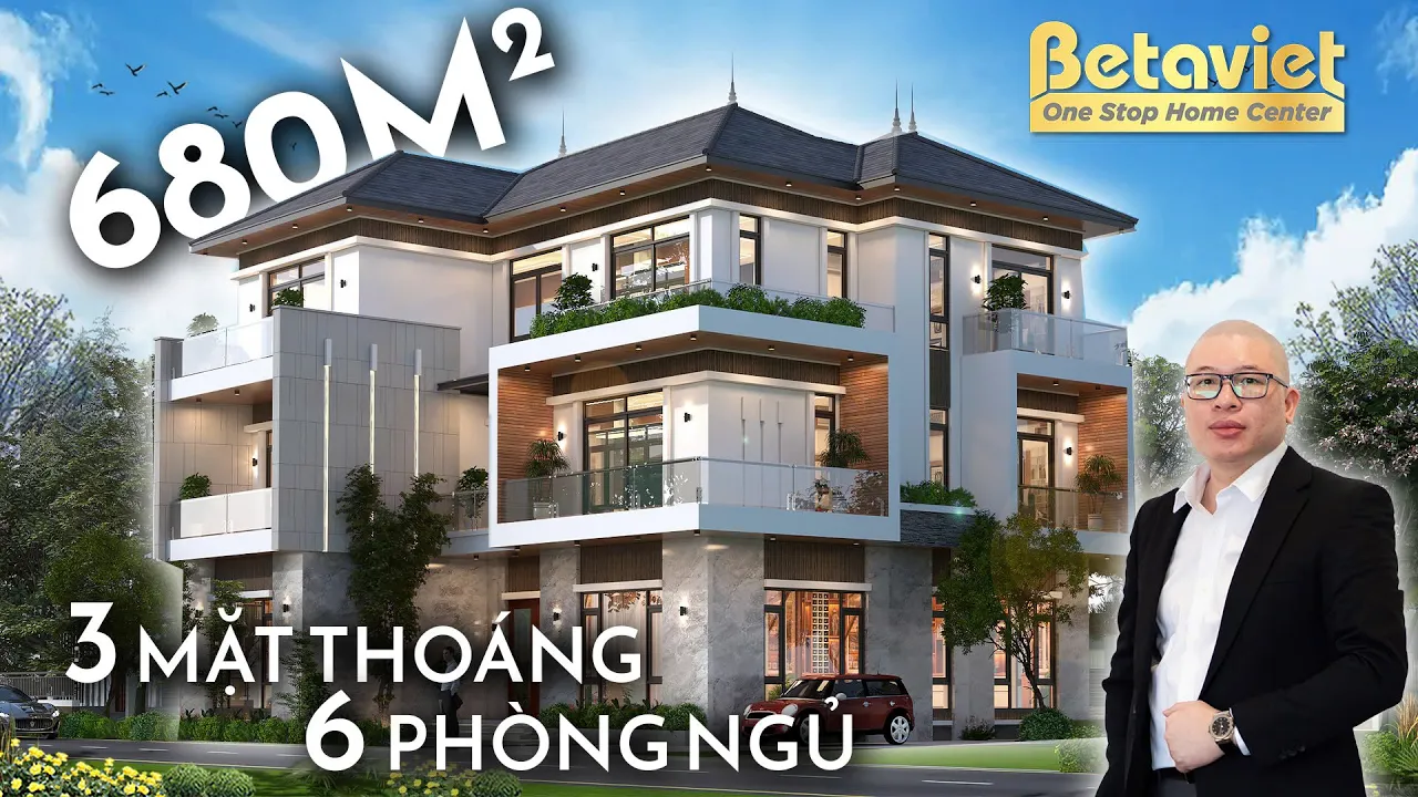 Khám phá thiết kế biệt thự hiện đại 3 tầng đẳng cấp