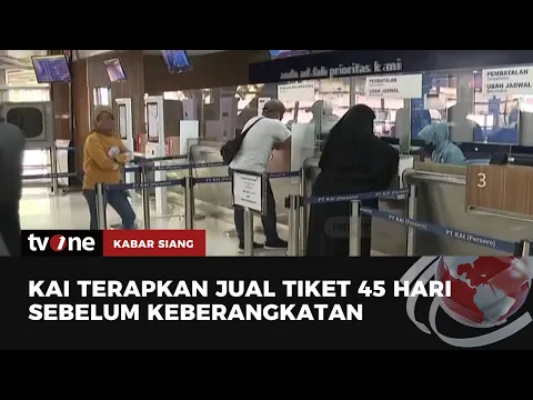 Tiket Kereta Api Mudik Lebaran Telah Bisa Dibeli