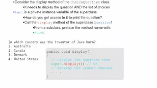 Java Concepts Late Objects chapter 9 part 3