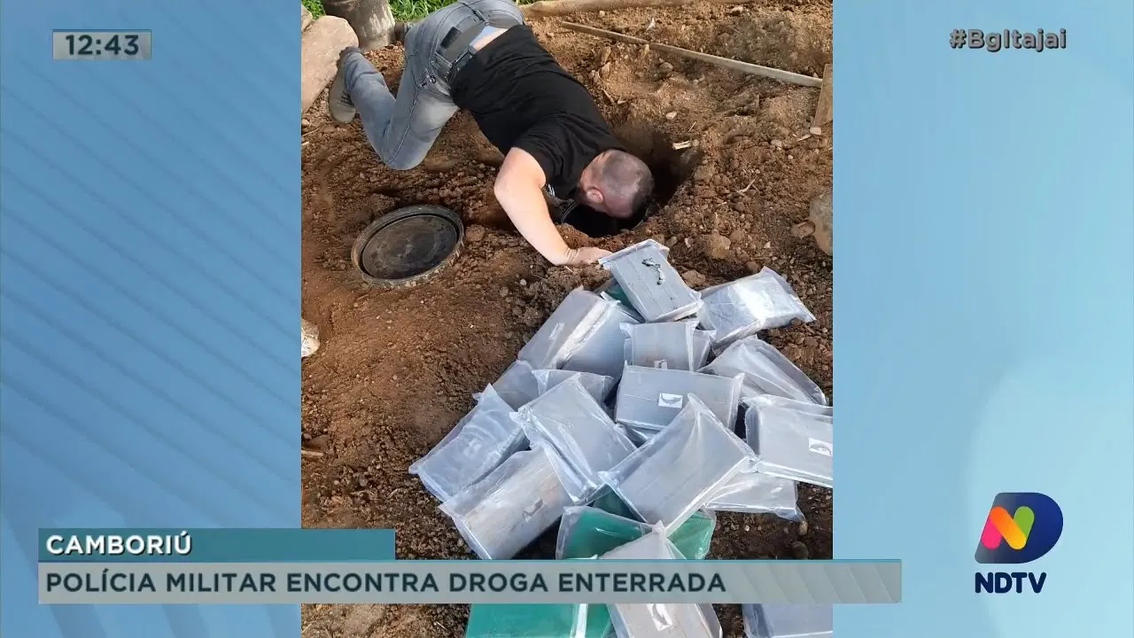 Caminhoneiro é preso após briga de trânsito, Polícia Militar encontra droga enterrada em Itajaí