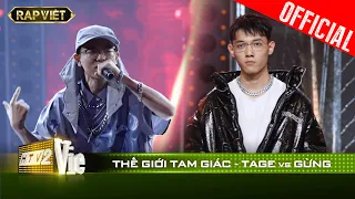 Download Chơi chữ siêu đẳng cấp, Tage giành luôn chiến thắng ở Thế Giới Tam Giác | RAP VIỆT [Live Stage] MP3