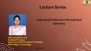 Improving Performance through load Balancing Cloud Computing SNS INSTITUIONS