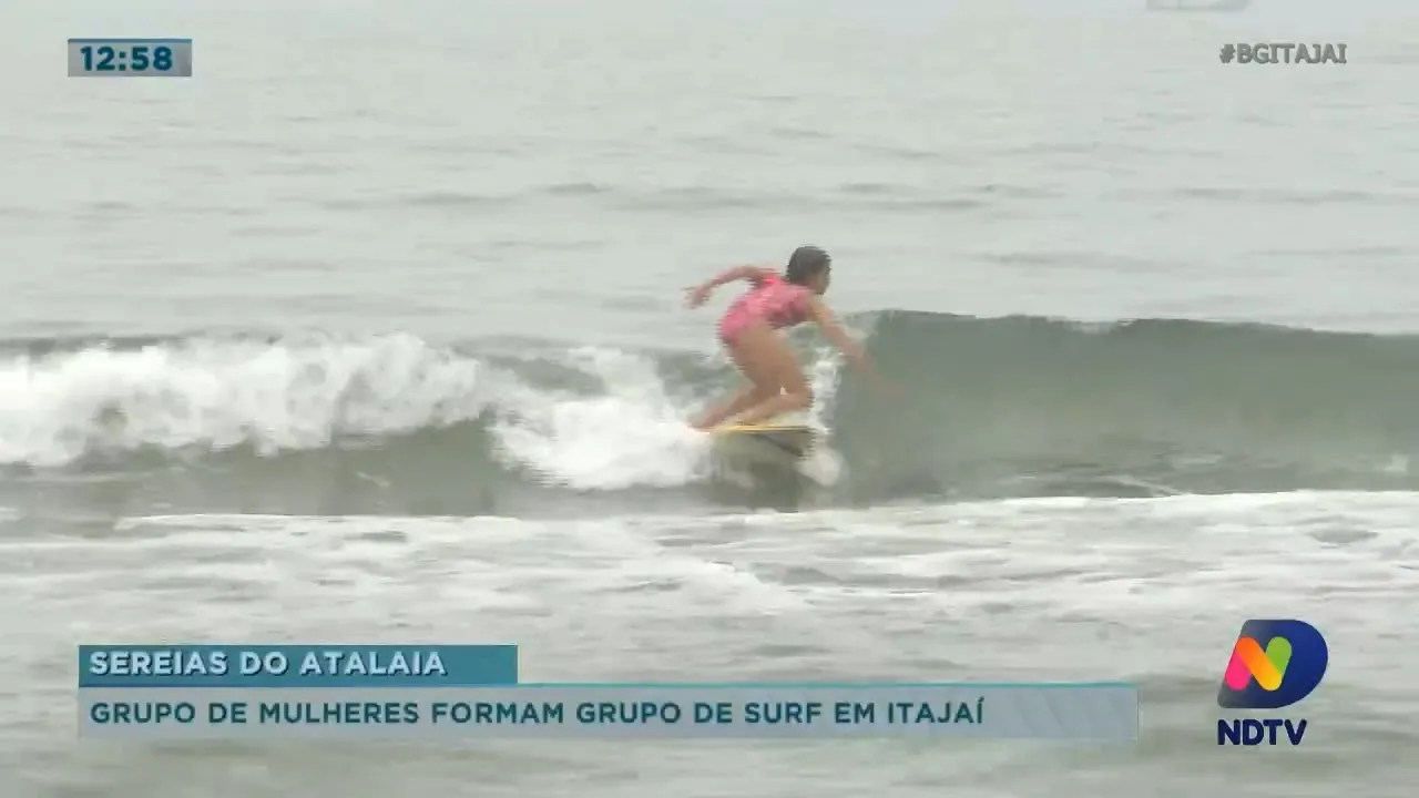 Sereias do Atalaia: Mulheres formam grupo de surf em Itajaí