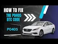 P0405 Code FIXED What Your Mechanic WON T Tell You