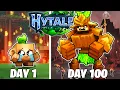 Lagu I Survived 100 Days as a KWEEBEC in Hytale!