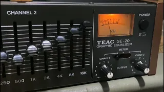 TEAC GE-20 with Sansui AU-7500