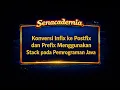 30 Konversi Infix ke Postfix dan Prefix Menggunakan Stack pada Pemrograman Java
