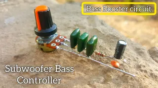 Download How to make heavy bass controller circuit | Diy low pass filter circuit without transistor or ic. MP3