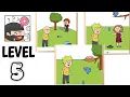 Brain Test 5 Level 5 - All Parts Walkthrough