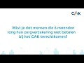 Download Lagu CAK in het kort: betalingsachterstand bij de zorgverzekering