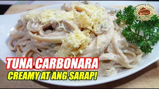 Bacon and Mushroom Carbonara. 