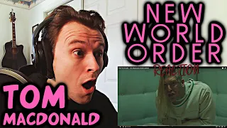 TOM MACDONALD \u0026 ADAM CALHOUN - NEW WORLD ORDER [REACTION!]