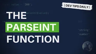 DevTips Daily The JavaScript parseInt function