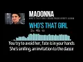 Madonna - Who's That Girl (Lyrics)