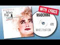 Download Lagu Madonna - Who's That Girl (Lyrics)