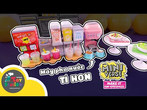 Download MP3 Những chiếc máy làm đồ uống tí hon mùa mới Mini Verse,  make it appliances ToyStation 869