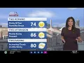 Mostly sunny less humid today wet weather returns Sunday for south-central PA
