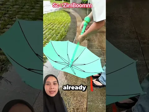 Payung ini bukan payung biasa😱🤣ZimBoom