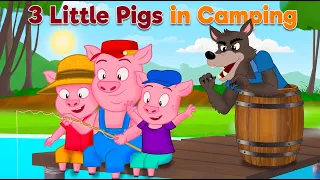 Three Little Pigs in Camp 🐷 | پریوں کی کہانیاں | سوتے وقت کی کہانیاں | Urdu Fairy Tales