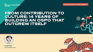 From Contribution To Culture 14 Years of Building an OSPO That Outgrew Itself - Darae Ahn