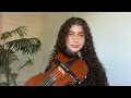 Download Lagu Champagne Coast by blood orange violin cover by Maya Adams violin