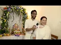 Avinesh Rekhi performs Ganpati Aarti with wife Raisa