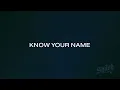 DOE - Know Your Name (Live Lyric Video)