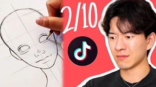 RATING TIKTOK ART TUTORIALS 😭 20 (I got ragebaited)