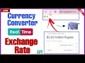 get realtime currency exchange rates like google in php 100 working 2022