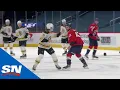 Tom Wilson Trent Frederic Trade Blows In Spirited Tilt