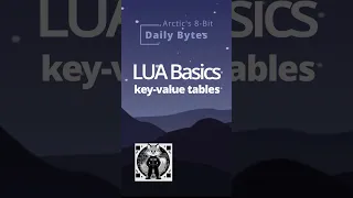 LUA Basics - key-value tables
