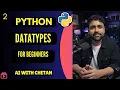 Python Variables Data Types Explained Python Tutorial for Beginners Class 2