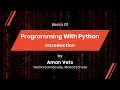 An introduction to Programming with Python Masai School
