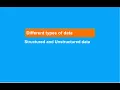 Mongo DB Structured and Unstructured data