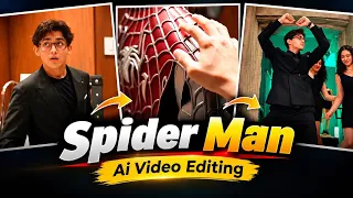 Instagram Trending Spiderman Ai Video Editing Tutorial | Spiderman Ai Video Editing Prompt Tutorial