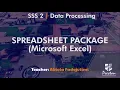 Spreadsheet Package Microsoft Excel - SSS2 Data Processing