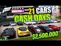 Forza Horizon 6 Insane Mile Cash Days 21 900HP Cars Street Drag Racing