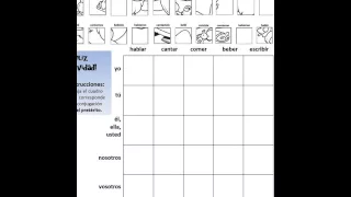 Feliz Navidad Practice Regular Preterite Verbs in Spanish by Drawing on a Grid