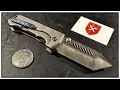 PMP Alpha Beast Damasteel 1 of 5 Tools For Gents XXL Damast Titan Framelock Folder