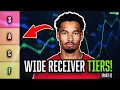 Wide Receiver Tiers for 2026 Fantasy Football High Upside WR2s Sleepers