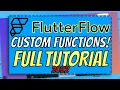 FlutterFlow Extending Your App Functions SUPER EASY FlutterFlow NoCode Training 2022
