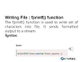 38 C Language file handling